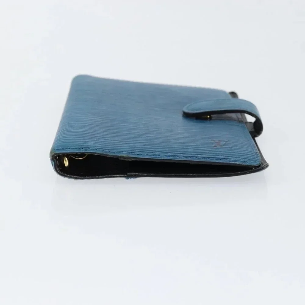 LOUIS VUITTON Epi Agenda PM Day Planner Cover Blue